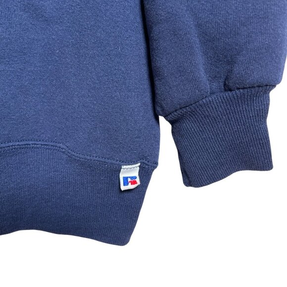 Vintage Russell Athletic Mens Blue Georgia Tech Wreath Sweatshirt Size XXL - Picture 6 of 11